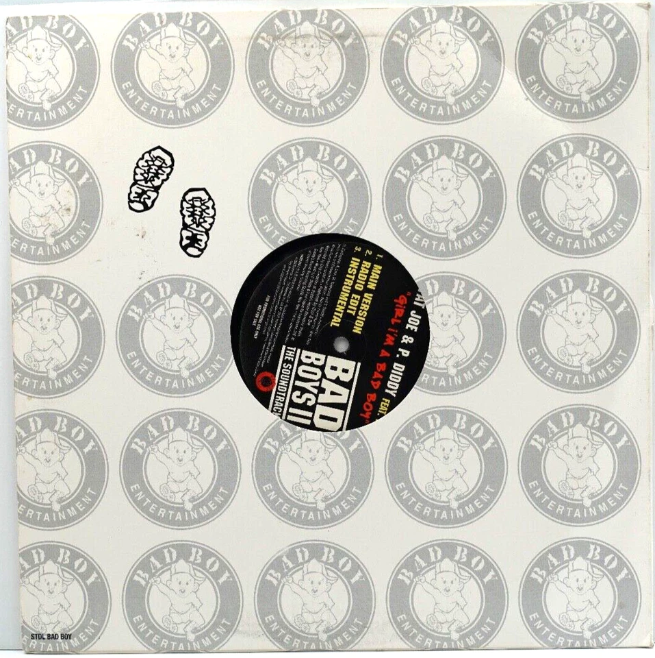 Vintage 2003 Fat Joe & P. Diddy Single Soundtrack Promotional -Bad Boys 2 Movie Foto 2 de 2