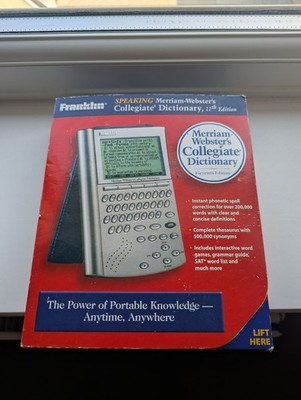 *NEU* Franklin Merriam Webster's Collegiate elektronisches Wörterbuch - SCD-1870