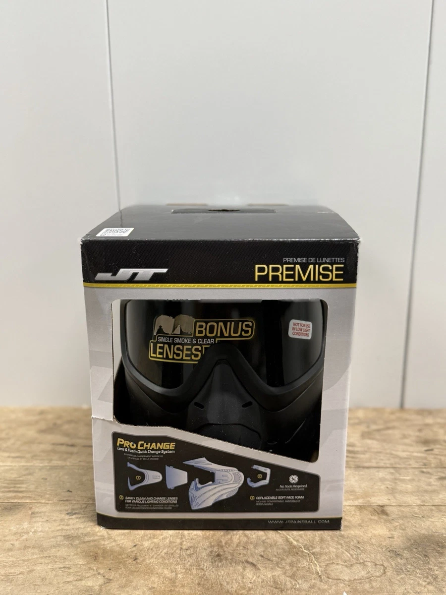 Masque Paintball JT ProFlex Thermal Black/Haze Verre Clair Neuf