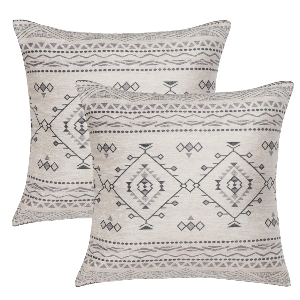 Samira Throw Pillow, Beige/Black 2 Count - Image 3 of 4
