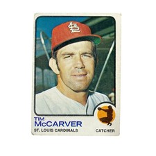1973 TOPPS # 269 TIM McCARVER ST. LOUIS CARDINALS EX