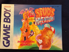 Rare Spud's Adventure Instruction Booklet Manual Nintendo Game Boy GB