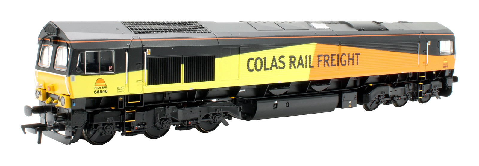 BACHMANN OO 32-736 COLAS RAIL FREIGHT CLASS 66 '66846' LOCO *LENZ DCC FITTED*