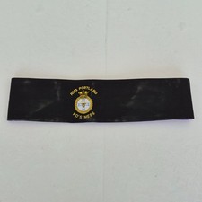 ROYAL NAVY Cummerbund Black Purple Mens HMS Portland