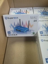 20 Units Of SUPERBOX S6 MAX  Streaming Media Player - Full Case