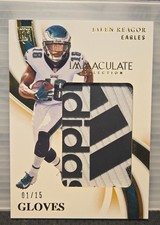 2020 Immaculate Collection - Immaculate Gloves Jalen Reagor RC Adidas #1/15