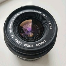 Canon EF Zoom Lens 35-80mm 1:4-5.6 III. Working. Clear Lens