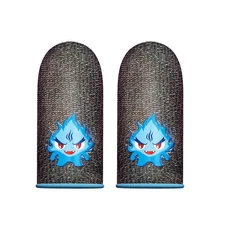 2* Screen Game Finger Sleeve Game Controller Sweatproof Finger Cots For PUBG