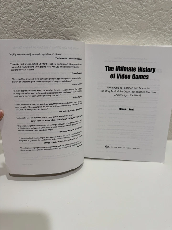 The Ultimate History of Video Games (2001, Steven L. Kent) – First Edition Paper Foto 4 de 4