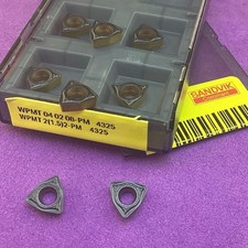 8pc SANDVIK WPMT 040208M-PM WPMT2 1.5 2 Carbide Drill Inserts 4325  Machinist