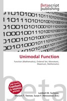 Lambert M. Surhone (U. A.) | Unimodal Function | Taschenbuch | Englisch (2026)