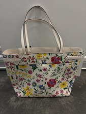 Kate Spade Staci Madison All Day Garden Bouquet Floral Printed Laptop Tote Bag.