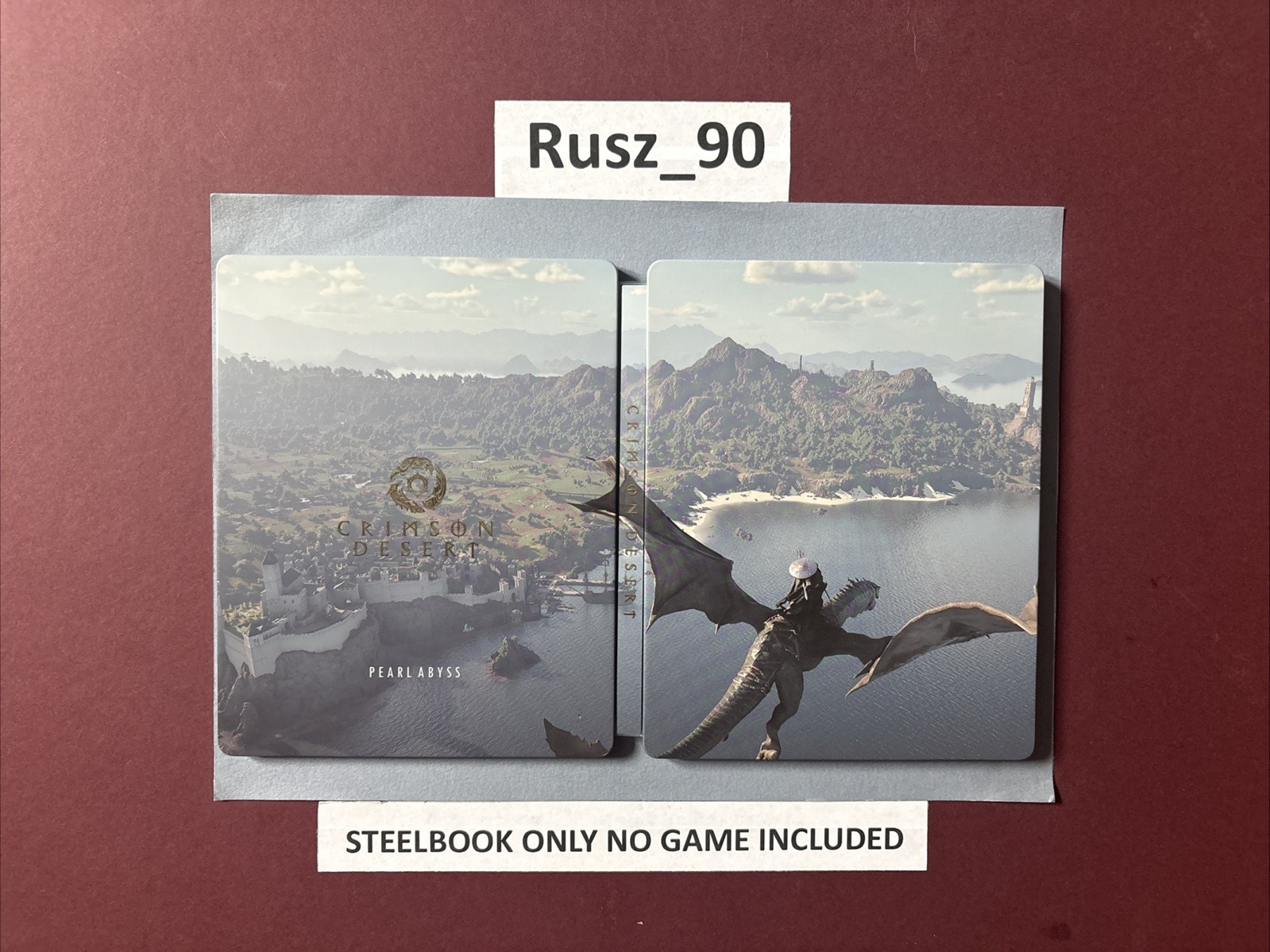 STEELBOOK ONLY Crimson Desert PS5/Xbox Series X Deluxe/Limited Edition RARE