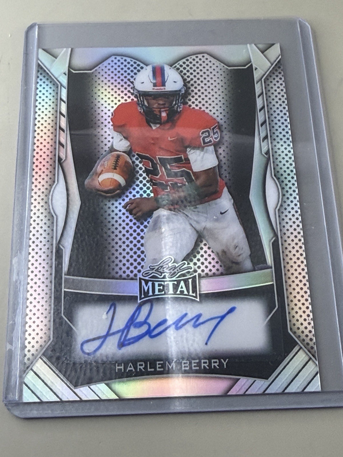Harlem Berry 2026 Leaf Trinity Metal Autograph Auto 47/49 B4