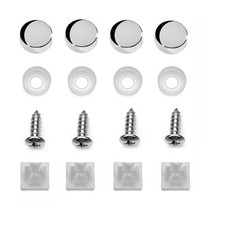 Stainless Steel Screws Fasteners for License Plates, Frames, and Covers on Do...