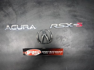  ️02-06 ACURA RSX TYPE-S Rear Hatch Emblem Trunk Chrome Logo Badge Oem Used