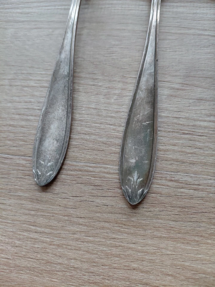 WMF Patent  90 45  Esslöffel 4 Stück  Besteck Alt versilbert  Speise Vintage - Bild 2 von 4