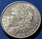 A 1892-P BU MS MORGAN SILVER DOLLAR