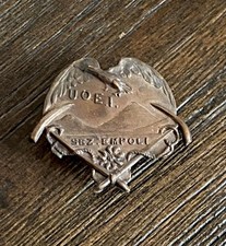 WW2 FASCISTA ITALIANO U.O.E.I. Distintivo bavero ALPINI ALPINISTI RARO