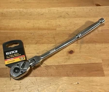 Klutch 11-1/4” Offset Flex Head Ratchet 3/8” Drive Quick Release 52303