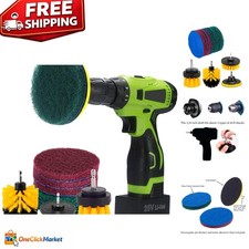 Heavy Duty Nylon Drill Brushes - 4-Inch and 2-Inch for Superior Home Cleaning