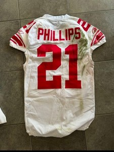 Kenny Phillips New York Giants NFL Game Used Worn Jersey PhotoMatched RARE!