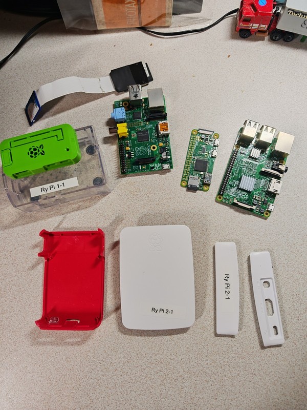 Raspberry Pi Job lot of Boards and Cases