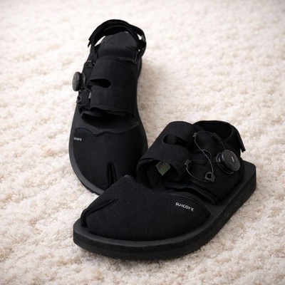 SUICOKE HAKU-ab Herren Tech Sandalen Schwarz 27cm Near Mint Ohne Karton