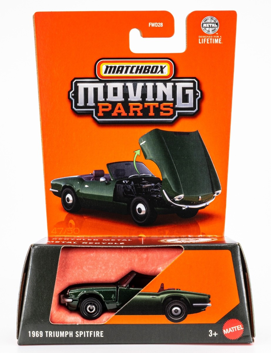 2025 Matchbox Moving Parts Mix 6 | 6-Car Set | Porsche | Triumph