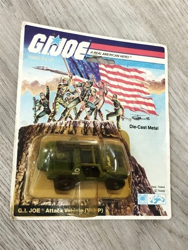 1983 HASBRO GI JOE ATTACK VEHICLE MINT ON THE CARD
