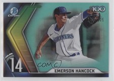2022 Bowman Chrome Scouts Top 100 Aqua Refractor 100/125 Emerson Hancock 1v1