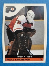 1985-86 OPC O-Pee-Chee #110 Pelle Lindbergh Memorial Philadelphia Flyers - Nice!