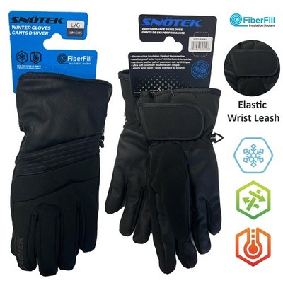Snotek Junior schwarz Performance Winter Ski Handschuhe ST327 (S04)
