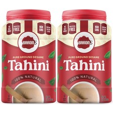 Baron's Pure Tahini Sesame Paste  Rich Creamy Spread For Hummus, Dips
