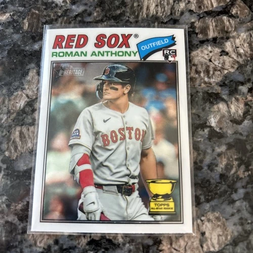 Roman Anthony Rookie Chrome No. 86 2026 Topps Heritage Baseball Card