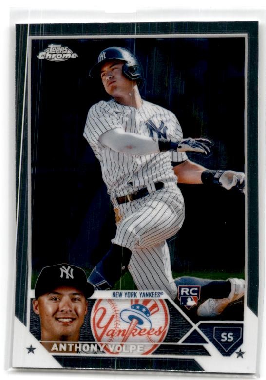 2023 Topps Chrome #4 Anthony Volpe New York Yankees