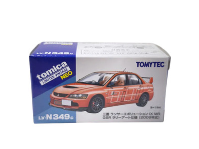 Tomytec Tomica Limited Vintage Mitsubishi Lancer GSR Evolution IX MR Red 2006