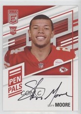 2022 Panini Donruss Elite Pen Pals Skyy Moore #PP-SM Auto 1oq2