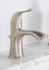Bathroom faucet - single handle - Project source Fallon - Brushed nickel