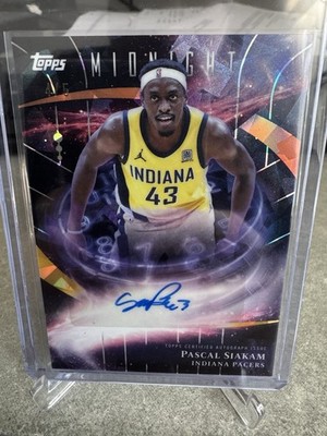 Pascal Siakam 2025-26 Topps Midnight Stroke of Midnight Auto Daybreak /5! 1:261!