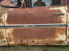 1959 Chevrolet Bel Air Sedan Driver Left Front Door Chrome Trim 1959 Chevrolet Bel Air Sedan Driver Left Front Door Chrome Trim