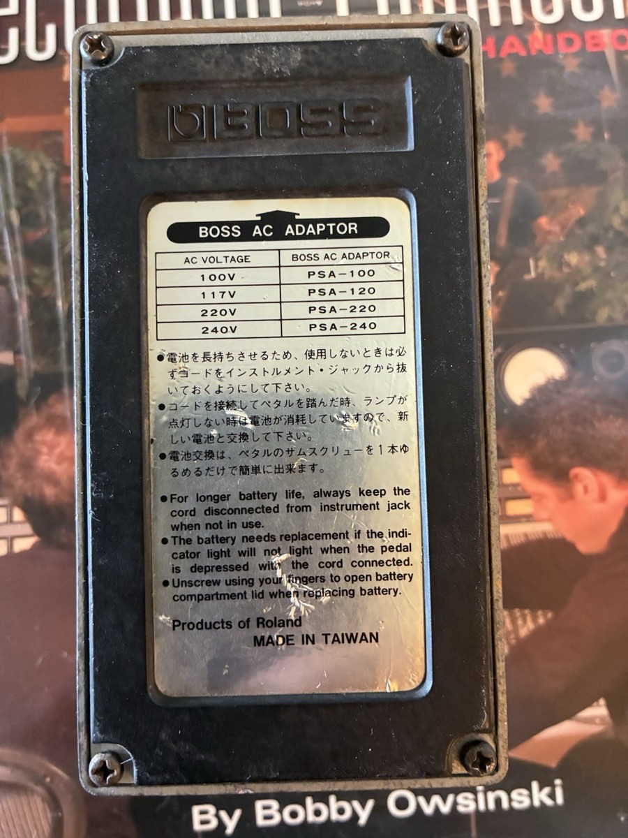 Vintage 1990 Boss DS-2 Turbo Distortion (Early Taiwan / Germanium