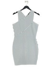 Mango Bodycon Midi Dress UK10 in White