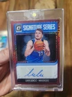 LUKA DONCIC 2018-19 Donruss Optic Choice Red Auto Rookie RC Signature 🔥🔥📈📈