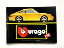 BURAGO 1995 DIECAST CATALOGUE. 80 x PAGES of 1/18 and 1/24 SCALE CARS