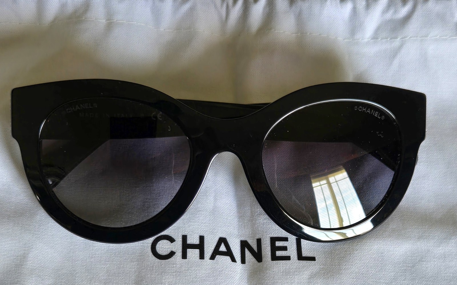 Chanel Crystal Embellished Sunglasses CH5420-B c.501/s6 Stunning!