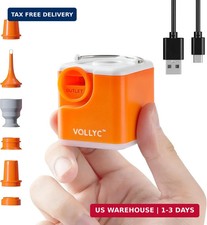 Portable Air Pump for Inflatables, 2400mAh Ultra Powerful Mini Air Mattress Pump