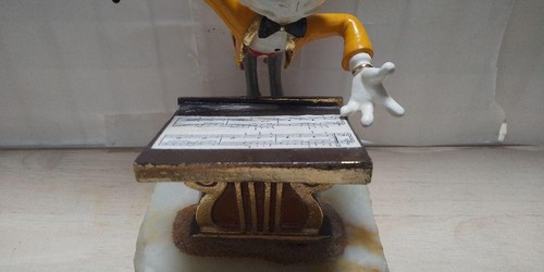 Warner Bros Ron Lee Bugs Bunny Conductor Figurine Looney Tunes Show Used - Picture 3 of 6