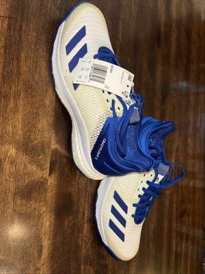 Adidas Boost Crazy Flight X Volleyball Shoes Size 6 Women s White/Blue
