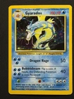 Pokémon Card Gyarados Holo Rare Base Set 6/102 WOTC Vintage 1999
